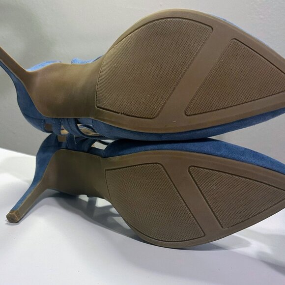 LC Lauren Conrad Blue Strappy Heels - Picture 3 of 13